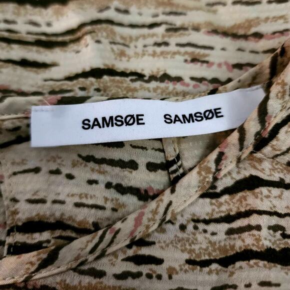 Samsoe & Samsoe Cecilie Dress in Terra Rose - Picture 6 of 11